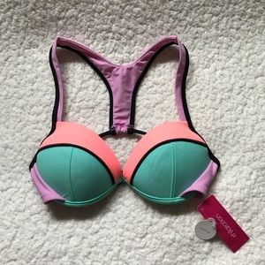 XHILARATION || colorblock swim top✨